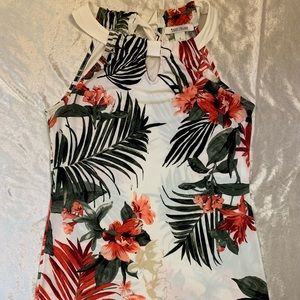 WHBM Tropical Print Tunic